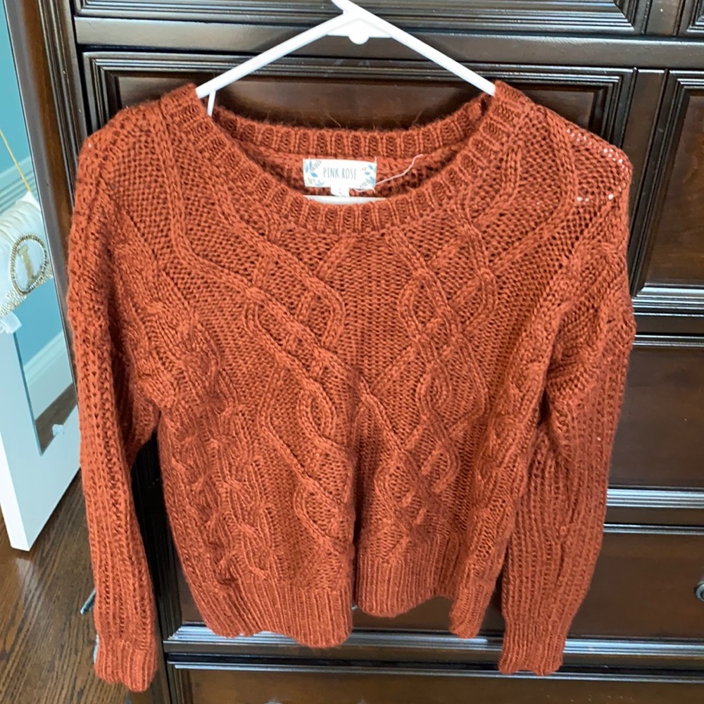 Burnt orange/brown sweater